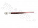 Signal connector JST XH 2.54mm 2-pole with wire and socket 15cm